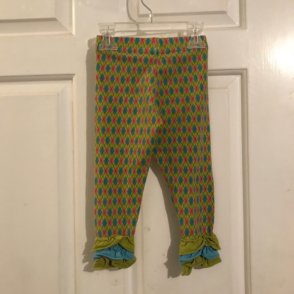 Legging Fille Matilda Jane Musing Away - Taille 8 Ans - Rayures Multicolores - Coton - Neuf Avec Étiquettes